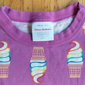 Last chance!  Hanna Andersson organic cotton short pajamas, size 130cm/US 8